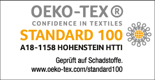 Fast viskose OEKO-TEX® 100-certificeret