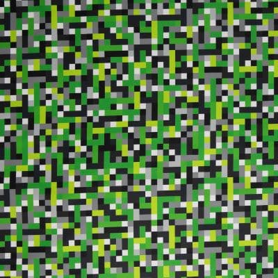 Grønne og grå pixels på softshell