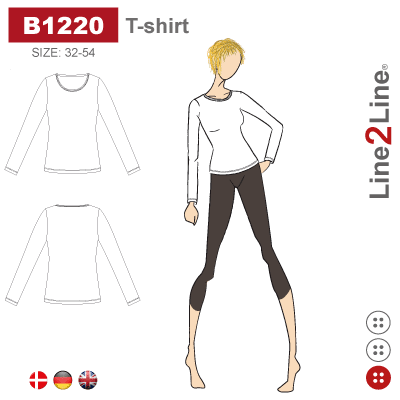 Line2Line B1220 Basis T-shirt