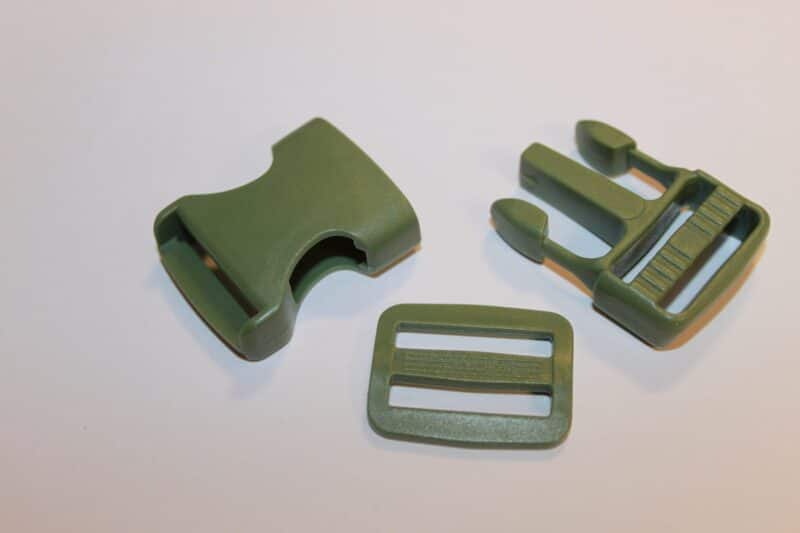 25 mm army grøn klikspænde