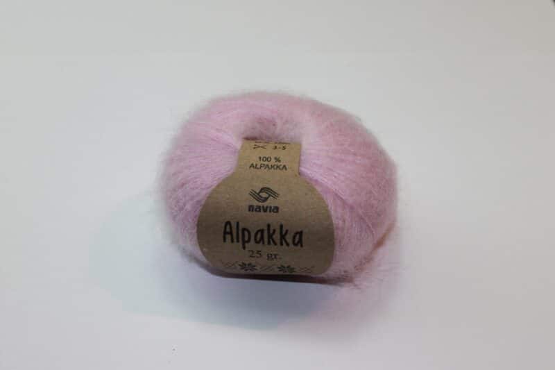 Pastel pink alpakka fra Navia