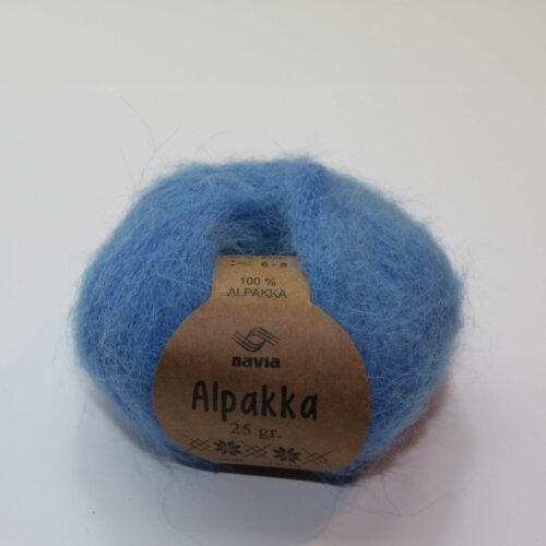 Kornblomst blå alpakka fra Navia