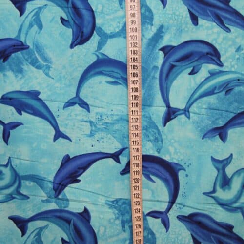 Delfiner på patchwork