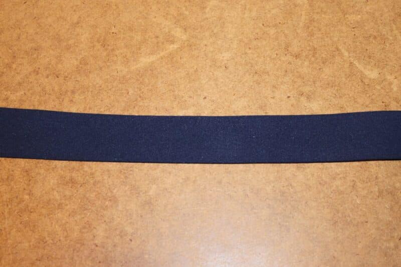 Marineblå 40 mm blød elastik