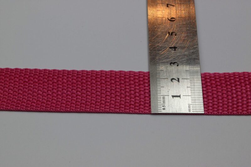 Pink 25 mm gjordbånd