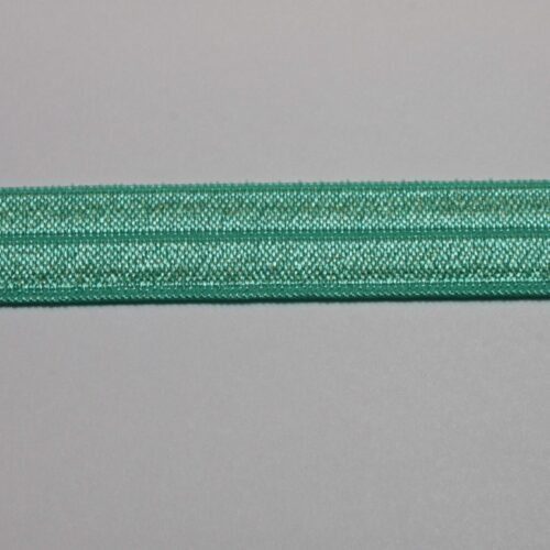 Aquagrøn foldeelastik 15 mm