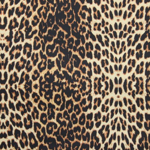 Leopardprint twill